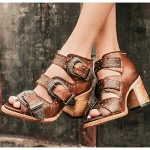 EUC Freebird by Steven "Violet" Brown Heeled Sandals Size 7